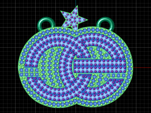 diamond pendant Modelo 3D