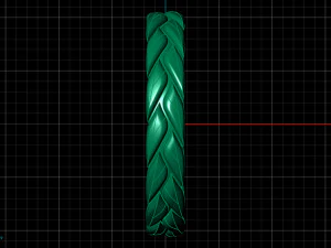 黄金の小麦の指輪 3Dモデル