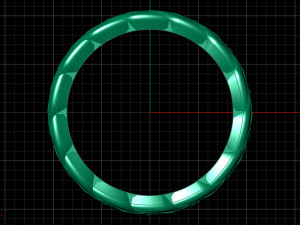 golden wheat ring Modelo 3D