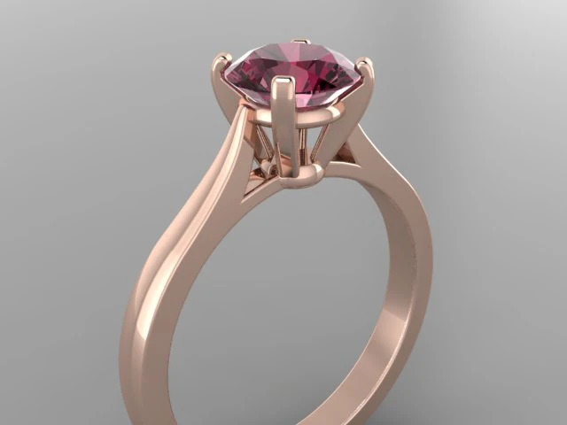 engagement ring 3D Model .c4d .max .obj .3ds .fbx .stl .blend 