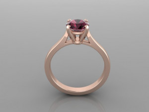 engagement ring Model 3D