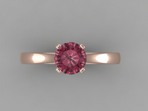 engagement ring Model 3D