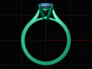 engagement ring 3D Model