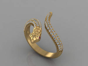 snake ring 3Dモデル