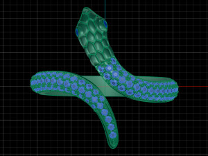 snake ring 3D मॉडल