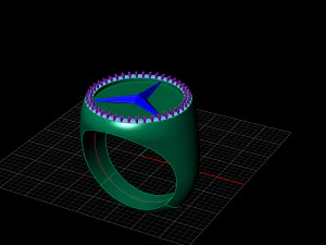 benz ring 3D Model