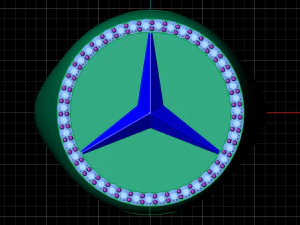 benz ring 3D Model