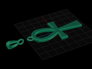 ankh pendant 3D Model
