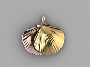 shell pendant Modelo 3D