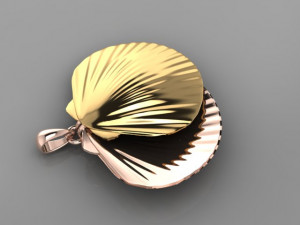 shell pendant Modelo 3D