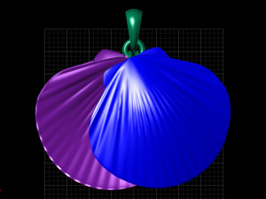 shell pendant Modelo 3D