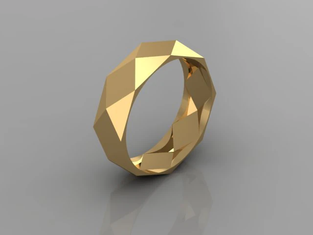 ANELLO DA UOMO Modello 3D .c4d .max .obj .3ds .fbx .stl .blend