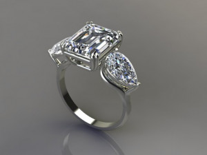 Unique Ring Model 3D