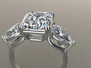 Unique Ring 3D Model