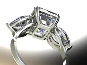 Unique Ring 3D Model