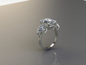 Unique Ring Model 3D