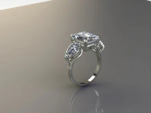 Unique Ring 3D Model