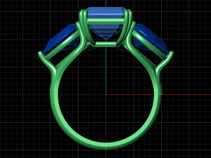Unique Ring 3D Model