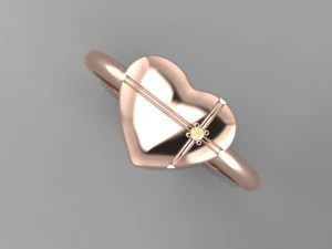 HEART RING 3D Model