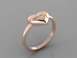 HEART RING 3D Model