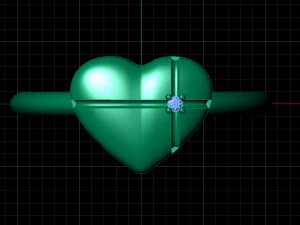 HEART RING 3D Model