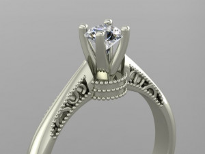 Engagement Ring 3Dモデル