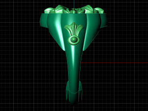 Flower Signet Ring Modelo 3D