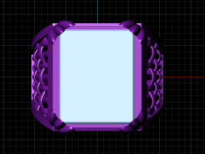 SIGNET RING Modello 3D