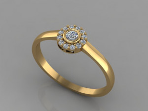 Engagement Ring 3D मॉडल