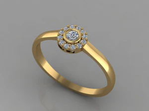 Nişan y&uuml;z&uuml;ğ&uuml; 3D Model