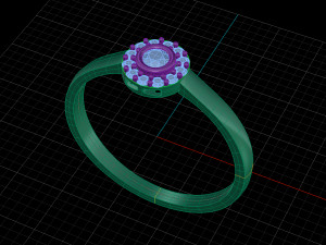 Engagement Ring Modèle 3D