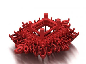 Ciondolo smeraldo Modello 3D