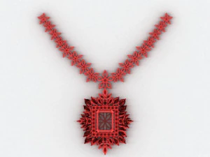 Ciondolo smeraldo Modello 3D