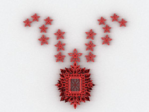 Emerald pendant 3Dモデル