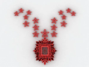 Ciondolo smeraldo Modello 3D