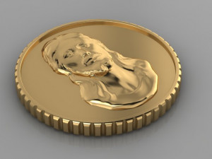 Coin of Christ Modello 3D