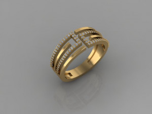 ENGAGEMENT MEN RING Modelo 3D