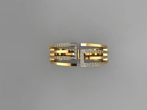 ANELLO DI FIDANZAMENTO DA UOMINI Modello 3D