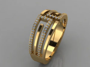 ANELLO DI FIDANZAMENTO DA UOMINI Modello 3D