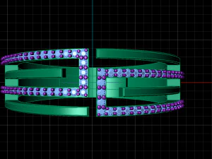 ANELLO DI FIDANZAMENTO DA UOMINI Modello 3D
