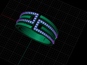 ANELLO DI FIDANZAMENTO DA UOMINI Modello 3D