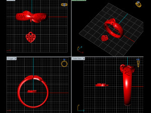 Love Ring Model 3D