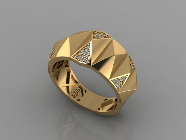 UNIQUE RING Model 3D .c4d .max .obj .3ds .fbx .stl .blend 