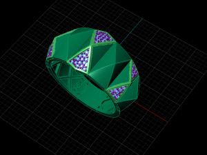 UNIQUE RING Model 3D