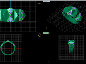 UNIQUE RING Model 3D