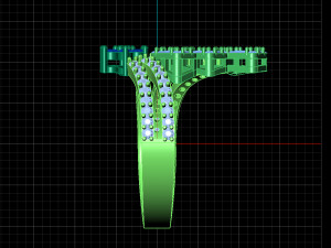 Baguette Ring Modello 3D