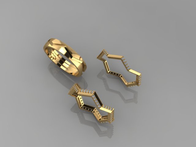 Engagement Ring Modelo 3D .c4d .max .obj .3ds .fbx .stl .blend
