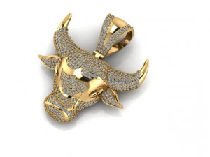 TESTA DI TORO Modello 3D