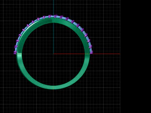 GOLD INFINITY RING 3D Model