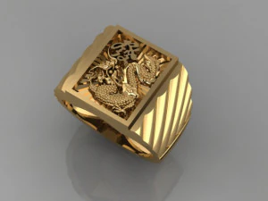 ANELLO DEL DRAGO Modello 3D